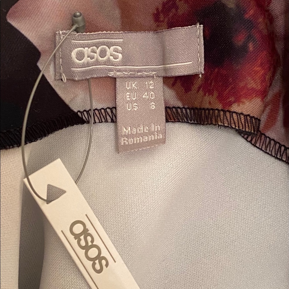 ASOS Floral Off the Shoulder Dress - Picture 4 of 4